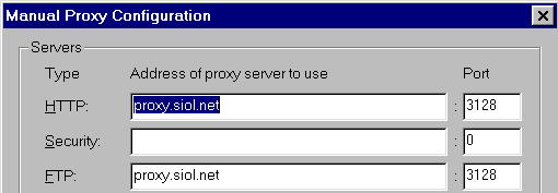 Primer nastavitve - Netscape Communicator